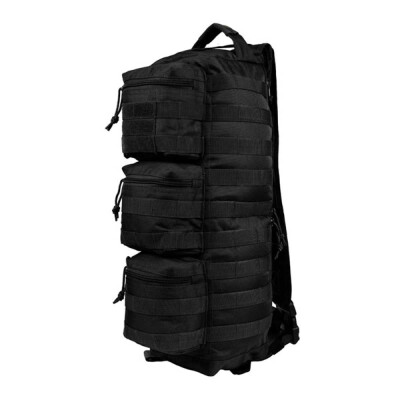 Made From Nylon With 3 Zippered Compartments And 1 Large Compartment Dimensions: 15x15x51 cm Dimensions Front Pocket: 13x5x13 cm