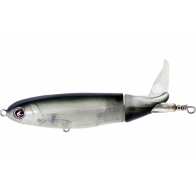 Designed by legendary angler and TV personality, Larry Dahlberg, the River2Sea Whopper Plopper delivers a sputtering topwater disruption that is begging to be crushed. Well-known for its ability to catch, Dahlberg and the folks at River2Sea originally created the Whopper Plopper for musky, but once largemouth and smallmouth started crushing, it was altered to meet the needs of bass anglers. Whether you crawl it super slow, so you can't even hear the tail, just the tiny glass beads sizzling inside its body, or you speed it up so it throws water like a swamp buggy with the same deep, hollow whopper-plopping-fish-catching sound as the original, the Whopper Plopper gets bit. It still casts a mile, and its ability to work at the widest possible range of speeds, makes it a great tool for honing in on the most productive speeds and rhythms for that particular day. The River2Sea Whopper Plopper's tail is also perfectly tuned right out of the box - so it stays flexible and working properly forever.