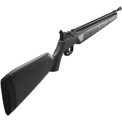 Welcome to the next level of air power with the Crosman 362. This versatile single shot, bolt-action air rifle is a fresh take on the classic variable pump platform and is perfect for skill advancement, hunting rabbits, range practice and critter control. Featuring a compact and rugged frame and a fully adjustable rear sight, the 362 boasts high velocity and powerful impact energy created by .22-caliber pellets up to 875 fps.