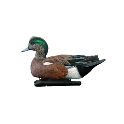 These Avian-X Top Flight Decoys are second to none when it comes to duplicating the look, movement, and coloration of American Wigeons. They feature a true-to-life paint scheme and weight-forward keel for lifelike motion. Simply put, there's no equal to these lifelike decoys when it comes to bringing in the birds. Advanced rubberized molding True-to-life postures mimic real wigeons Bold, realistic paint scheme Swim-forward keel for lifelike motion Comes in 6 pack Includes 2 rester drakes, 2 stealer drakes and 2 swimmer hens.