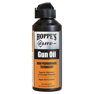 Hoppe's Elite Gun Oil uses a thin coat technology, spreading gun oil evenly in a micro-fine layer to provide superior lubrication and corrosion protection. Traditional oils tend to puddle, not fully coating or protecting the firearm and leave it vulnerable to rust and potential malfunction. Hoppe’s Elite Gun Oil’s exceptional coating technology provides effective, long-lasting protection for your firearm.
