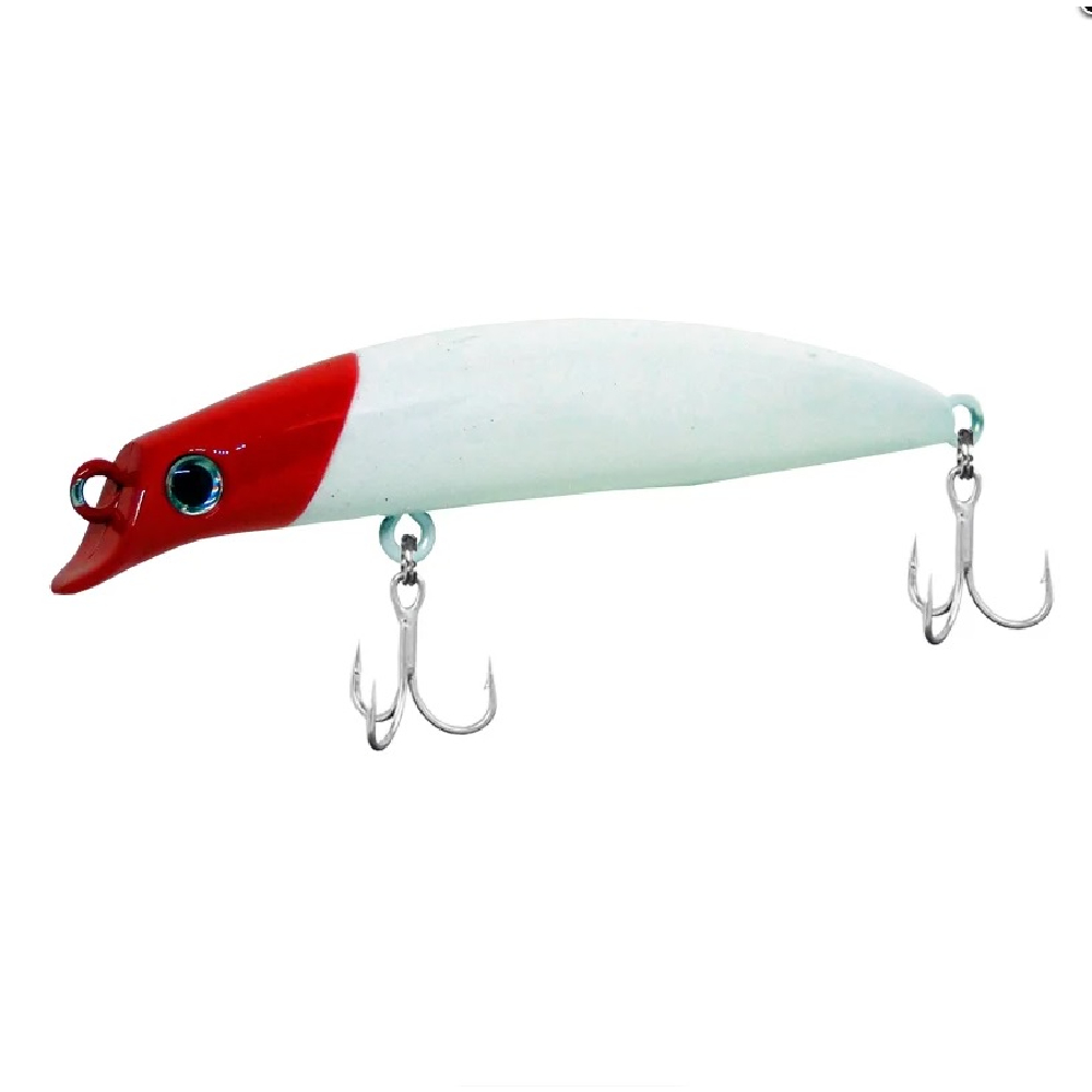 Lure Bait Propeller Fishing Bass With Topwater Floating Rotating For A  Variety Of Fish Red Head White 35g 