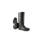 Classic, high waterproof PVC boot for profession, garden and leisure • Inner lining made of easy-care polyester • Black shaft, black sole • Limited resistance to oils, acids, fertilizers, disinfectants and various chemicals • CE tested