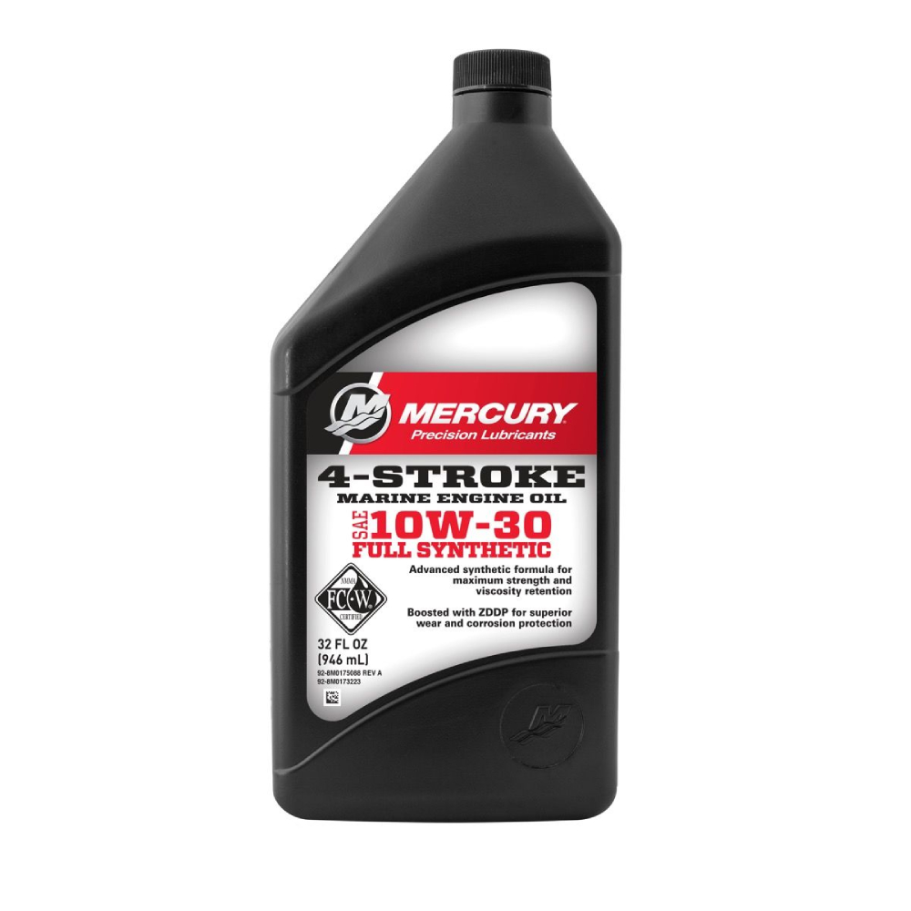 MERCURY MOTOR OIL 8M0173223 4ST FULL SYNTH 10W-30 - Tomahawk