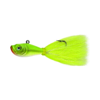 H&H 7 Large Round Nose Glide Bait, With Live Action Tail: Lime
