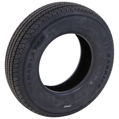 Radial special trailer tire provides excellent traction for a safe, smooth ride in both wet and dry conditions. Constructed of double steel belts and full nylon plies. Fits 15" wheels and has a maximum load capacity of 2,150 lbs at 50 psi.