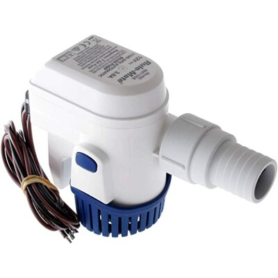  Boating Accessories New Marine 12 Volt Bilge Pump 1000 GPH Boat  SCP 19281 : Sports & Outdoors